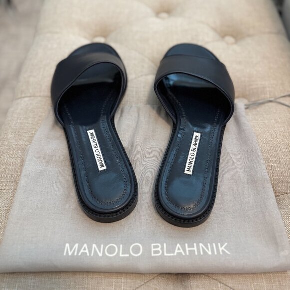 Manolo Blahnik Flat Sandals - Picture 6 of 9